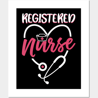 RN Registered Nurse Nurses Week Nursing School Graduation Posters and Art